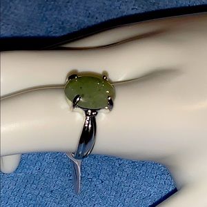 Natural Stone Stainless Steel Ring